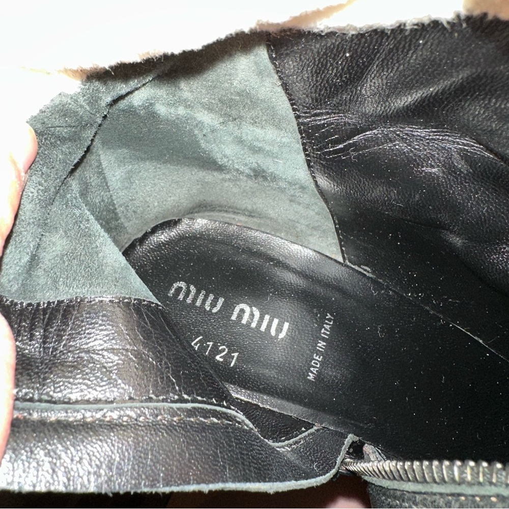 Miu Miu Leather Boots - Picture 5 of 8